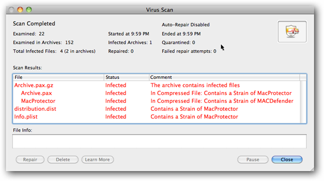 Mac scan for viruses